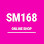 SM168 ONLINE SHOP Logo