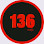 136 Bar Logo