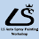 LS auto spray painting workshop Logo
