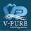 V-PURE Drinking Water(ទឹកសុទ្ធវីភ្យួរ) Logo