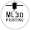 ML 3D Printing Logo